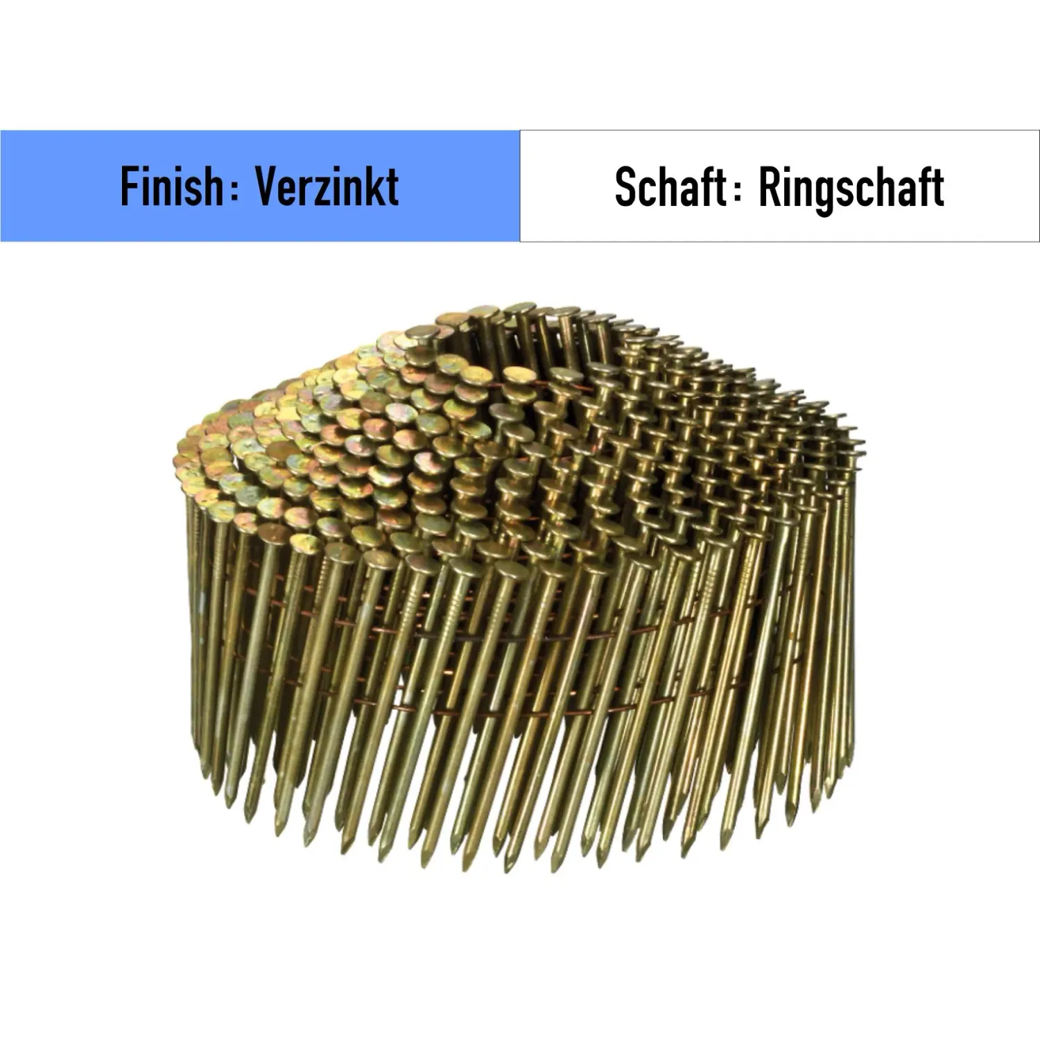 Senco Coilnägel Ring 2.1 x 45 mm verzinkt - 12.600 Nägel