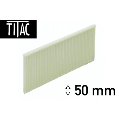 Titac Kunststoff Brads 50 mm - 1.000 Brads