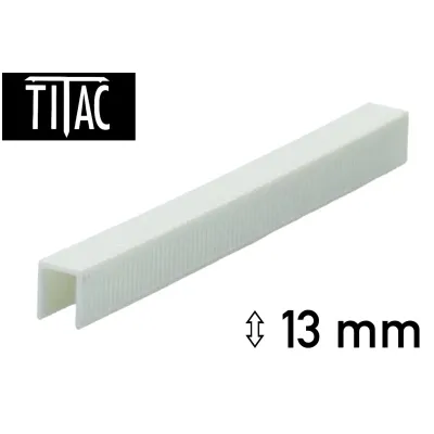 Kunststoff Heftklammer Titac TU-13 SOFT 13 mm - 5.000 Klammern