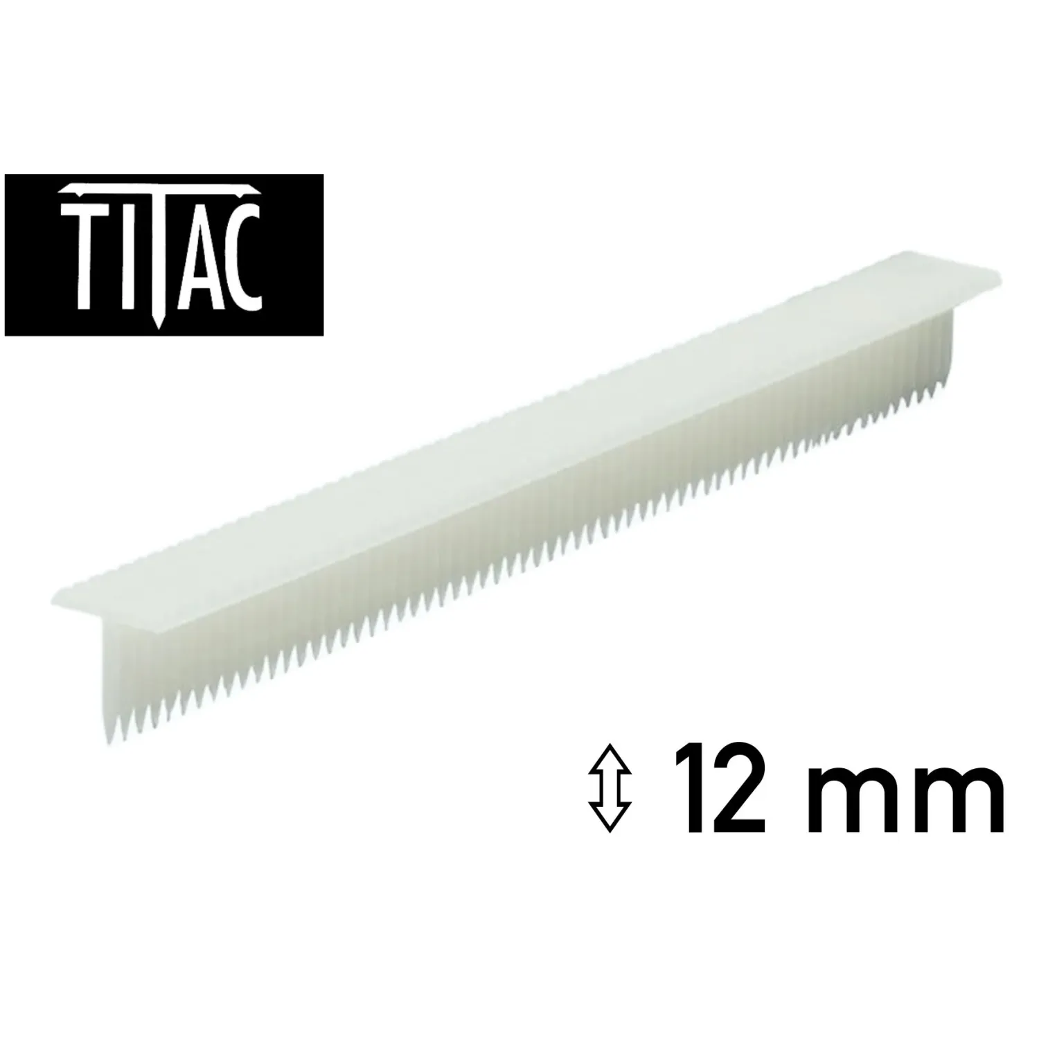 Titac Kunststoff T-Pins 12 mm - 2.000 Pins