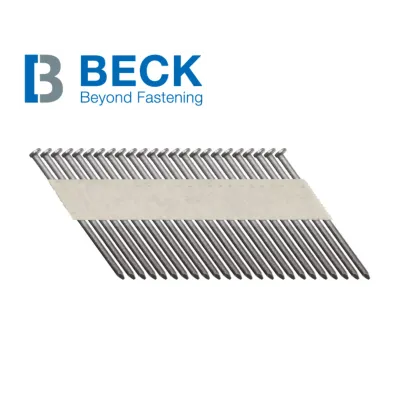 Beck Streifennagel Papiergebunden Offset - Rundkopf - 2.9 x 60 mm blank