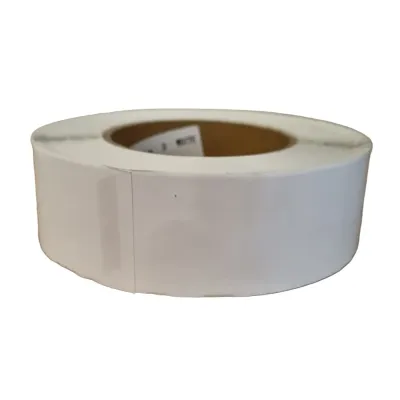 Klebeetiketten 4x4 cm weiss - RF 8.2 MHz