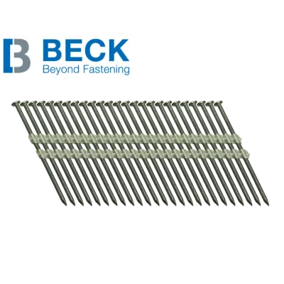 Beck Streifennagel Plastikgebunden - Rundkopf - 3.1 x 82 mm verzinkt