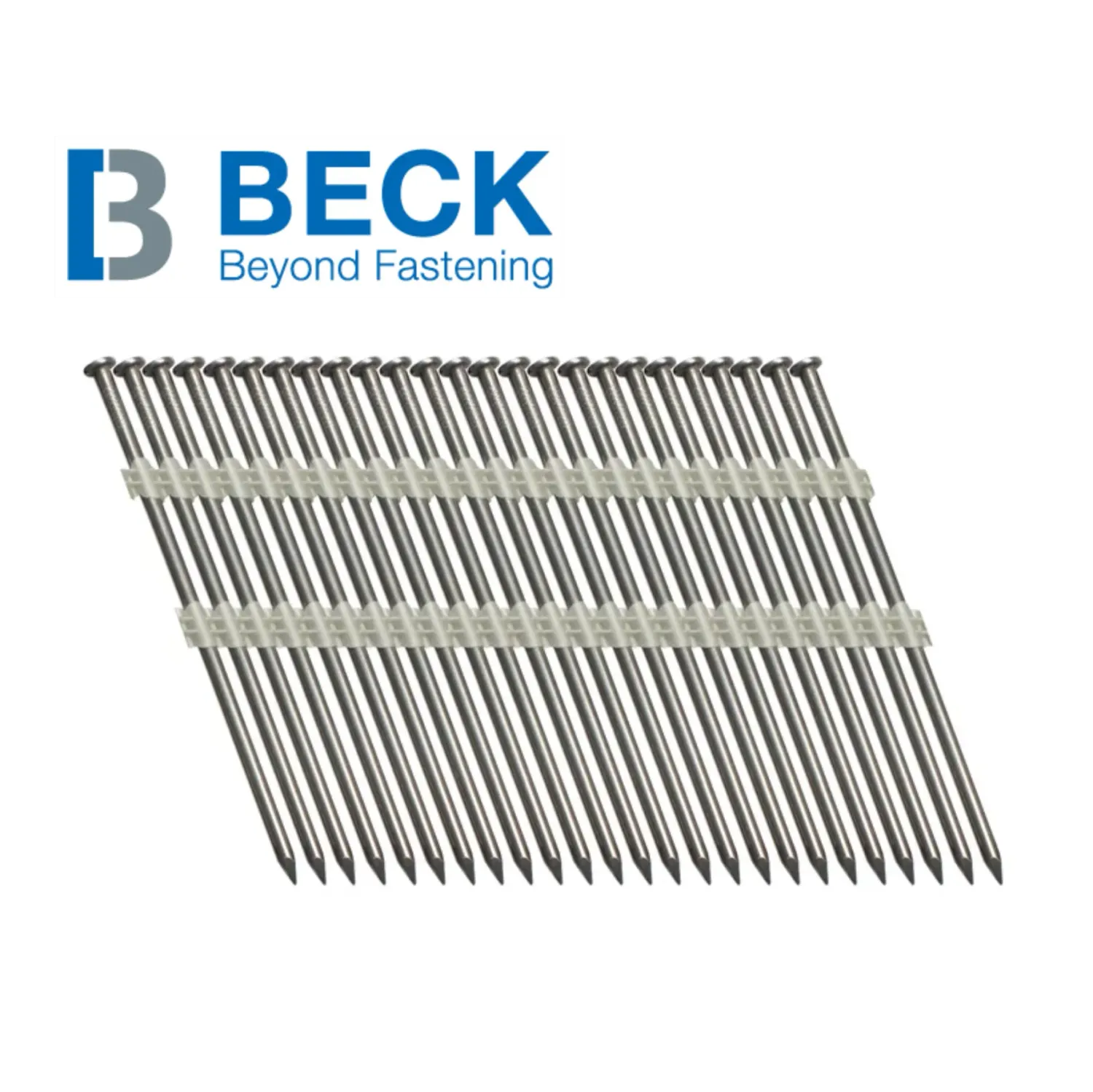 Beck Streifennagel Plastikgebunden - Rundkopf - 3.4 x 100 mm