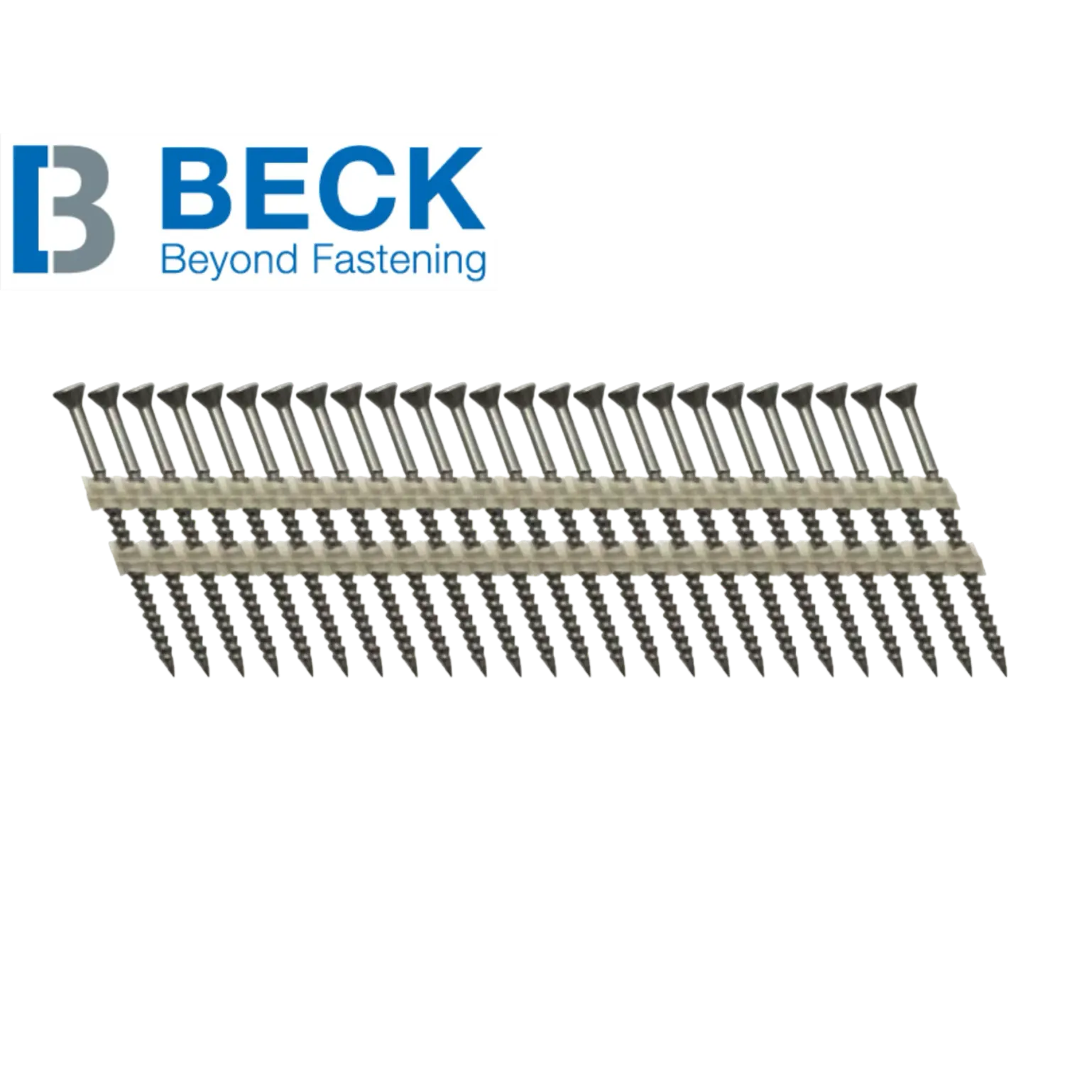 Beck Streifennagel Plastikgebunden - Rundkopf - 3.8 x 120 mm