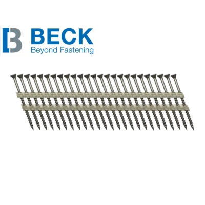 Beck Streifennagel Plastikgebunden - Rundkopf - 3.8 x 120 mm