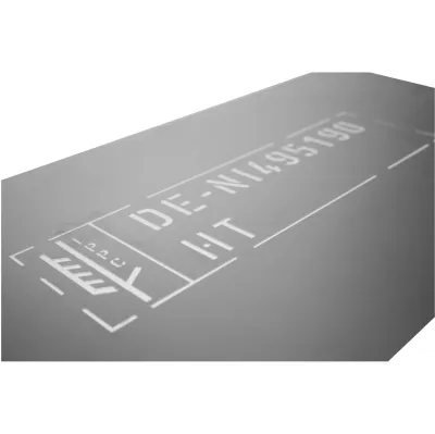 IPPC Schablone aus Aluminium