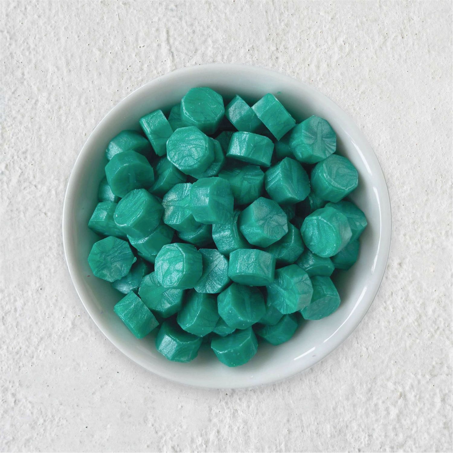 Siegelwachs in Perlen - Türkis - Granulat