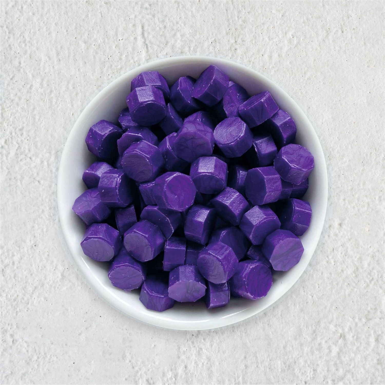 Siegelwachs in Perlen - Purpur - Granulat