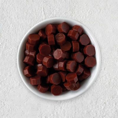 Siegelwachs in Perlen - Siena gebrannt - Granulat