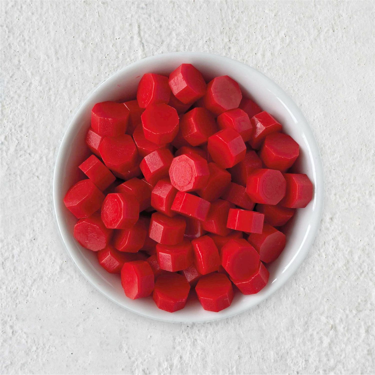 Siegelwachs in Perlen - Signalrot - Granulat