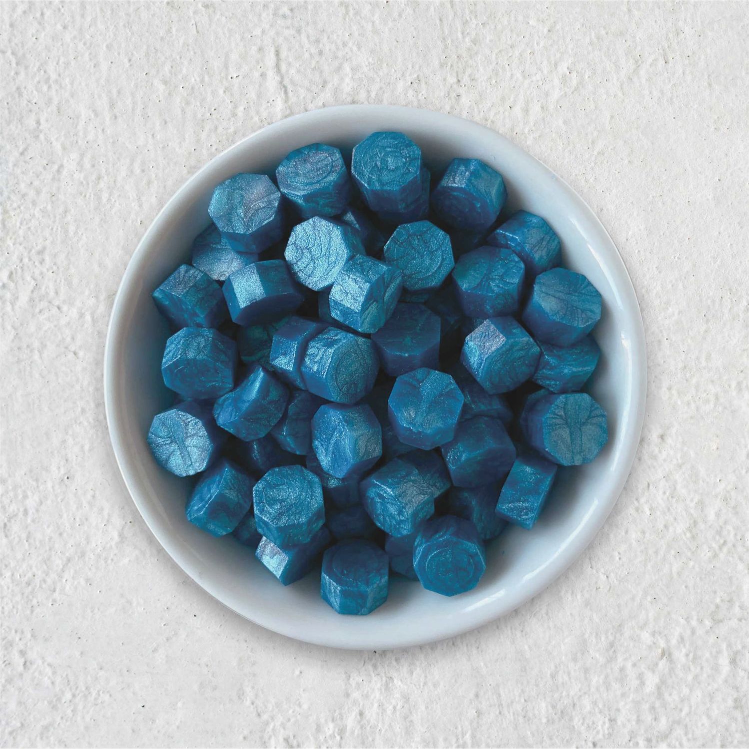 Siegelwachs in Perlen - Himmelblau - Granulat