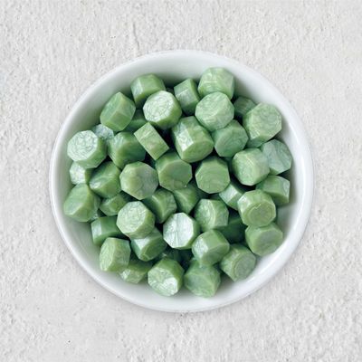 Siegelwachs in Perlen - Weißgrün - Granulat