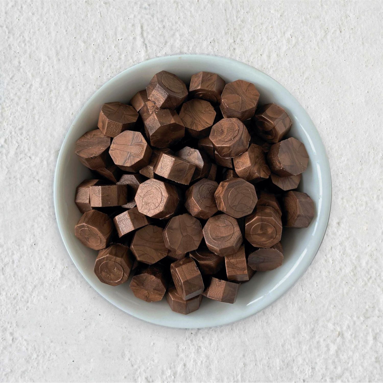 Siegelwachs in Perlen - Kupferbraun - Granulat