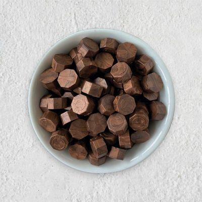 Siegelwachs in Perlen - Kupferbraun - Granulat