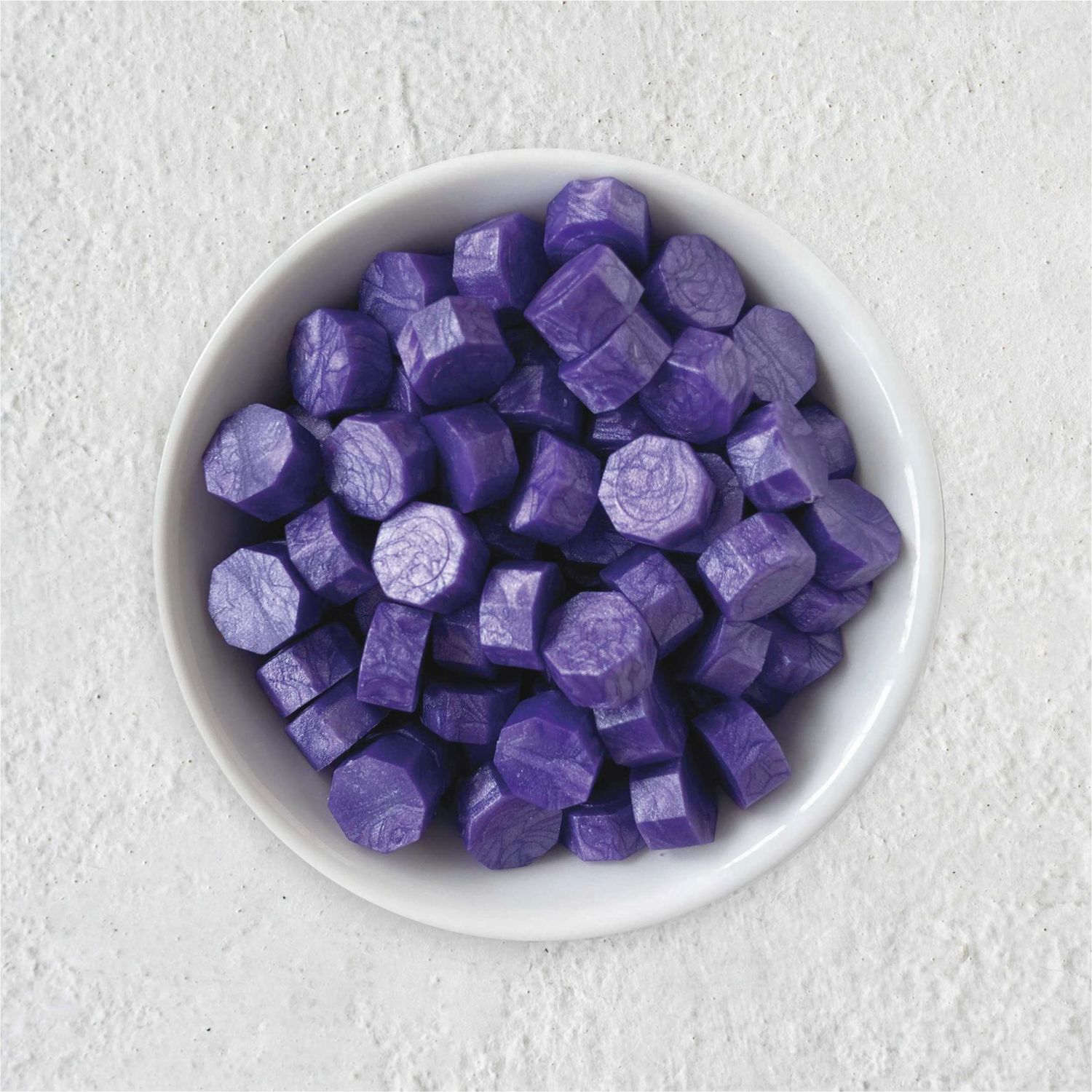 Siegelwachs in Perlen - Veilchen perlmutt - Granulat