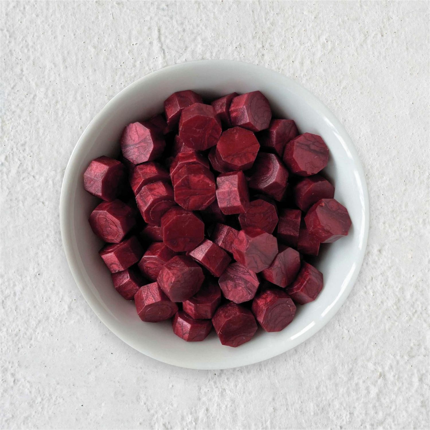 Siegelwachs in Perlen - Granatapfel - Granulat