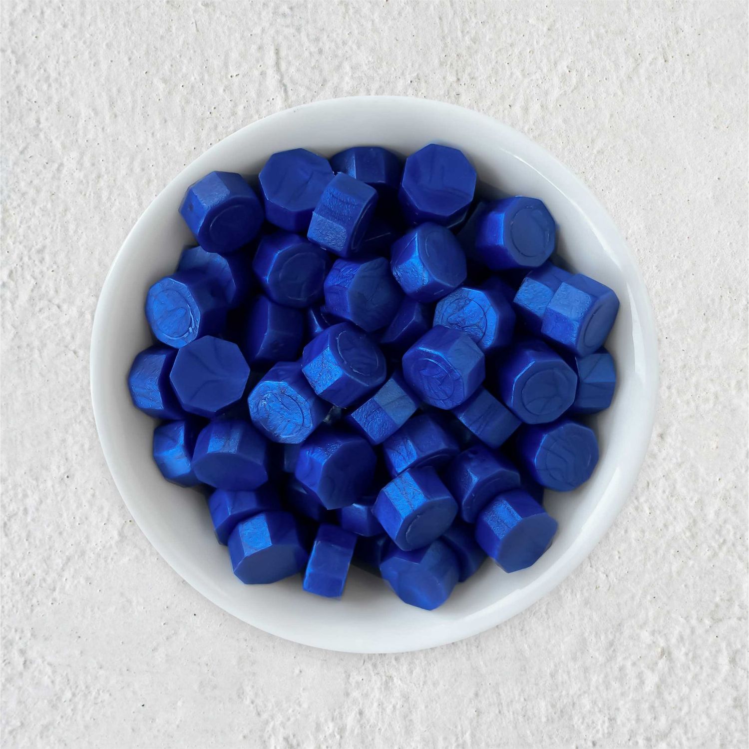 Siegelwachs in Perlen - Königsblau - Granulat