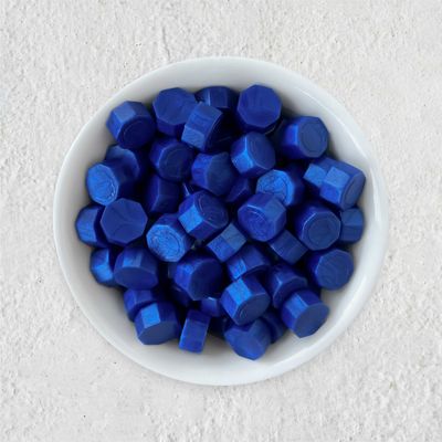 Siegelwachs in Perlen - Königsblau - Granulat