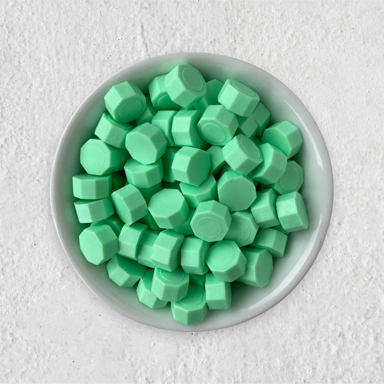 Siegelwachs in Perlen - Blassgrün - Granulat