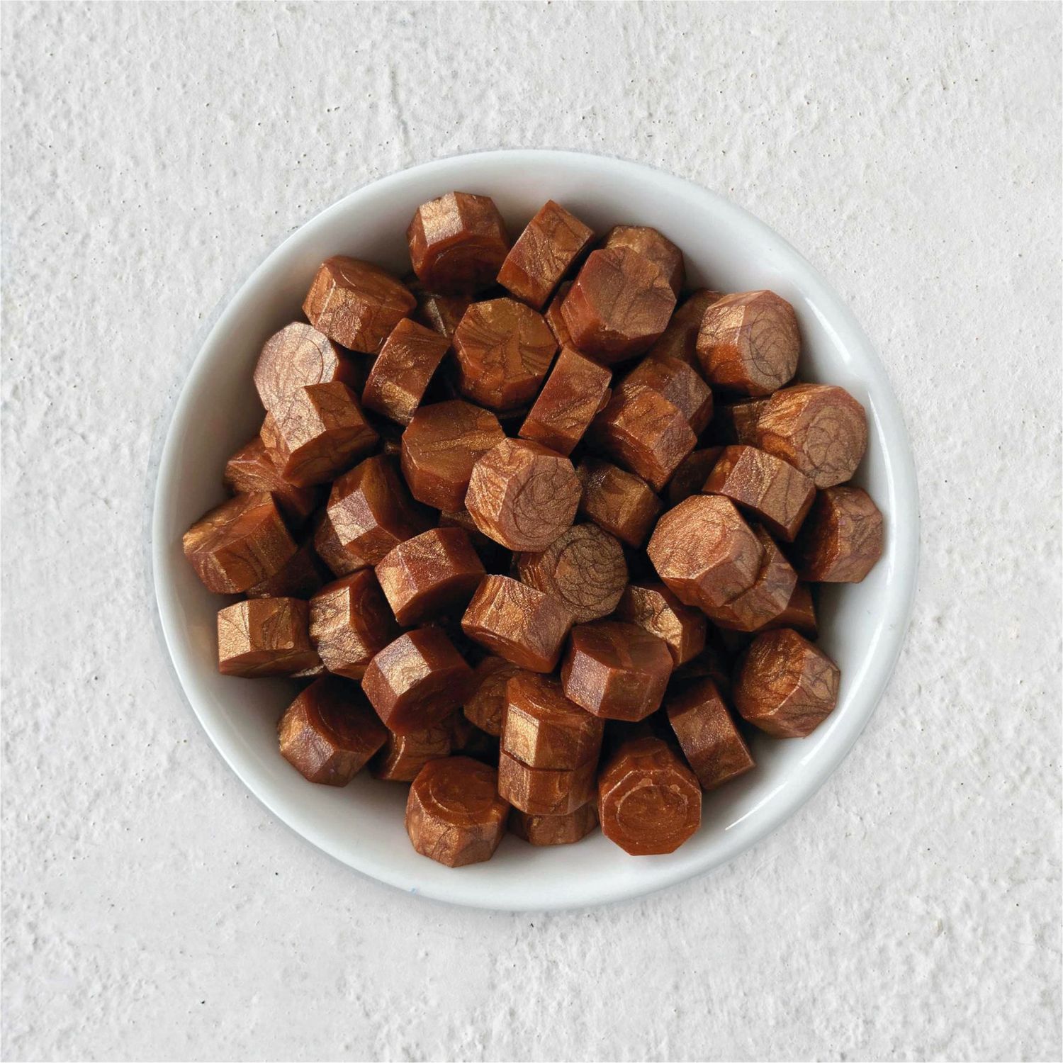 Siegelwachs in Perlen - Kaffee-Gold - Granulat