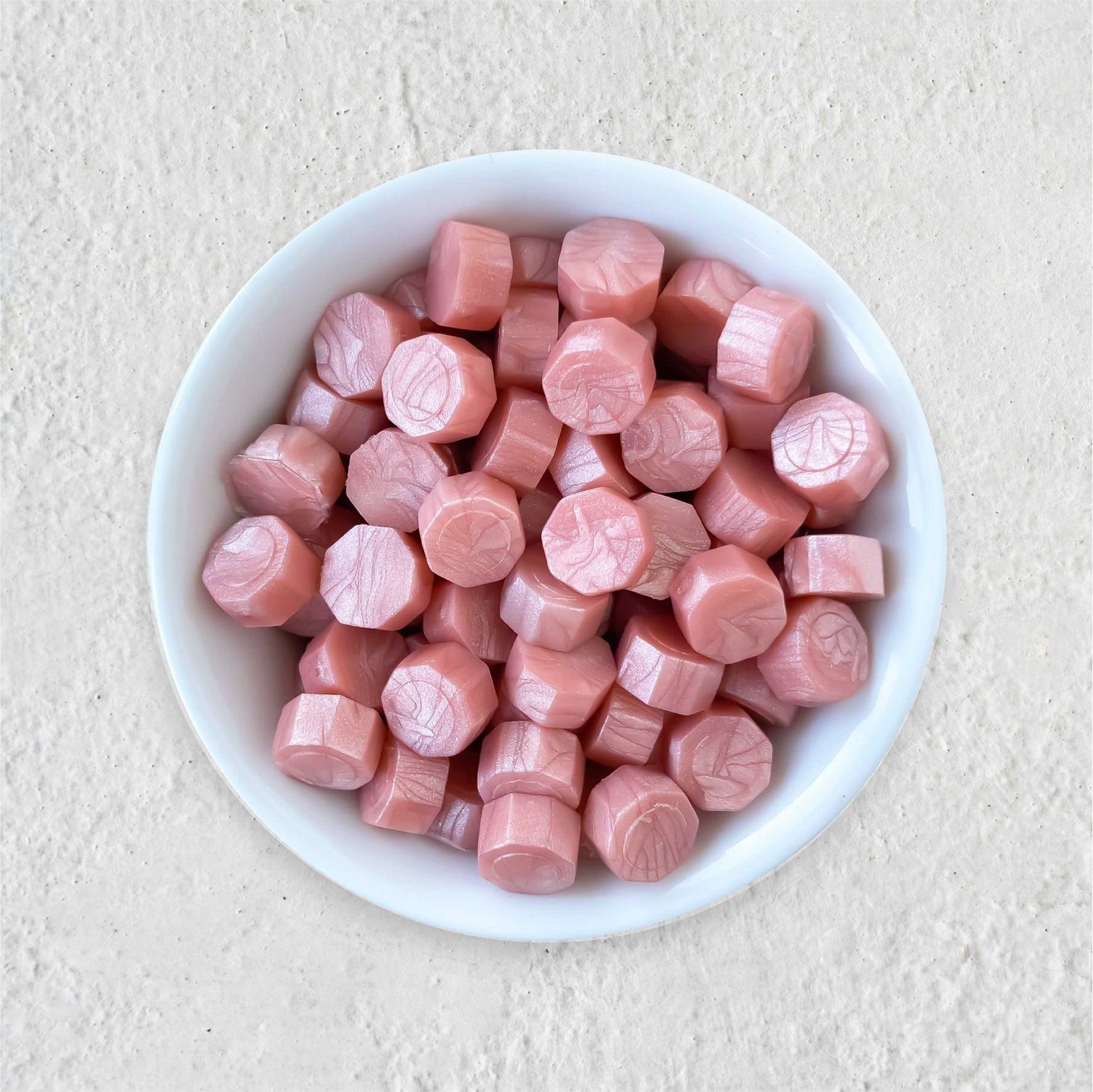 Siegelwachs in Perlen - Pfirsichrosa - Granulat