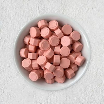 Siegelwachs in Perlen - helle Koralle - Granulat