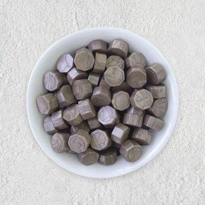 Siegelwachs in Perlen - Champagner dunkel - Granulat