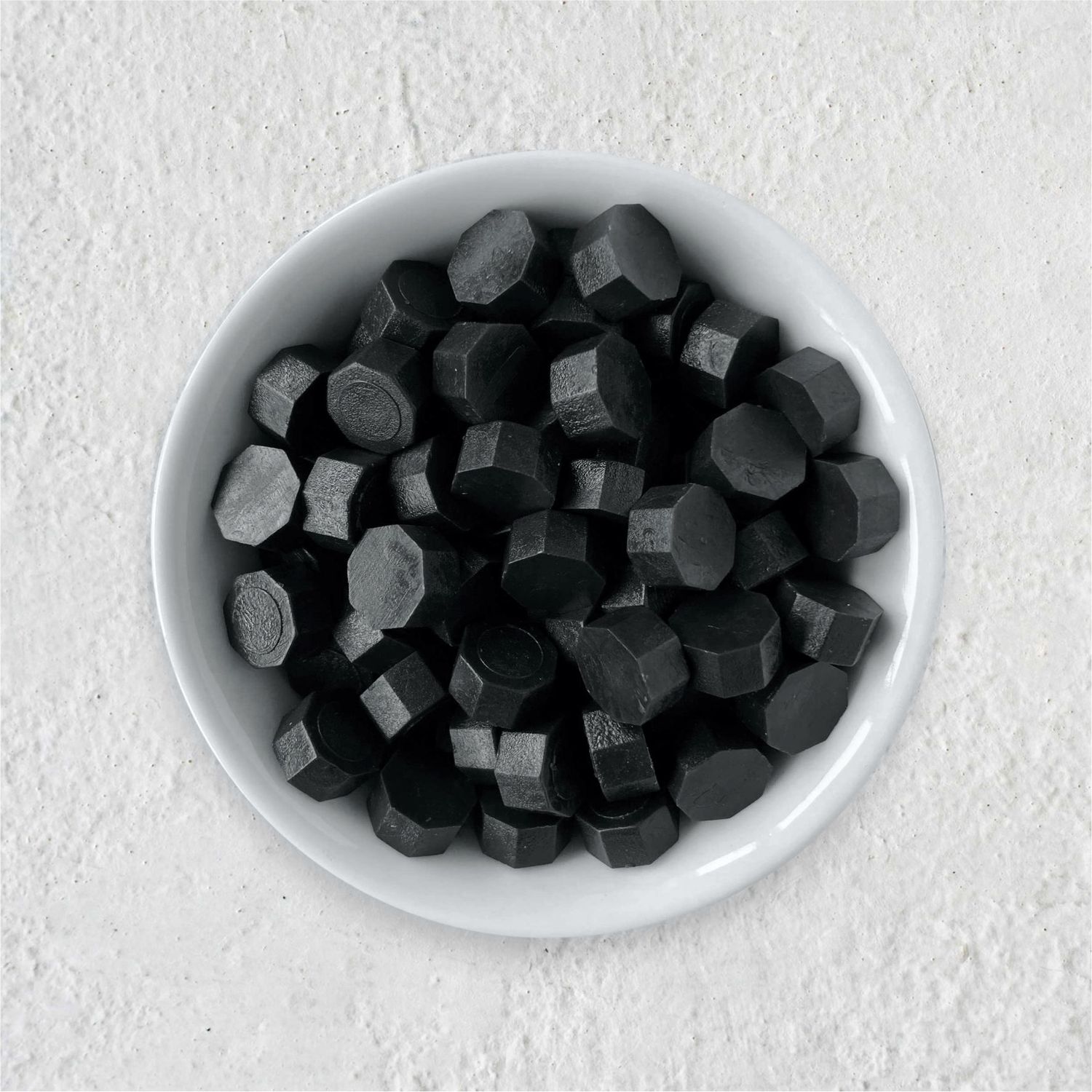 Siegelwachs in Perlen - Schwarz - Granulat