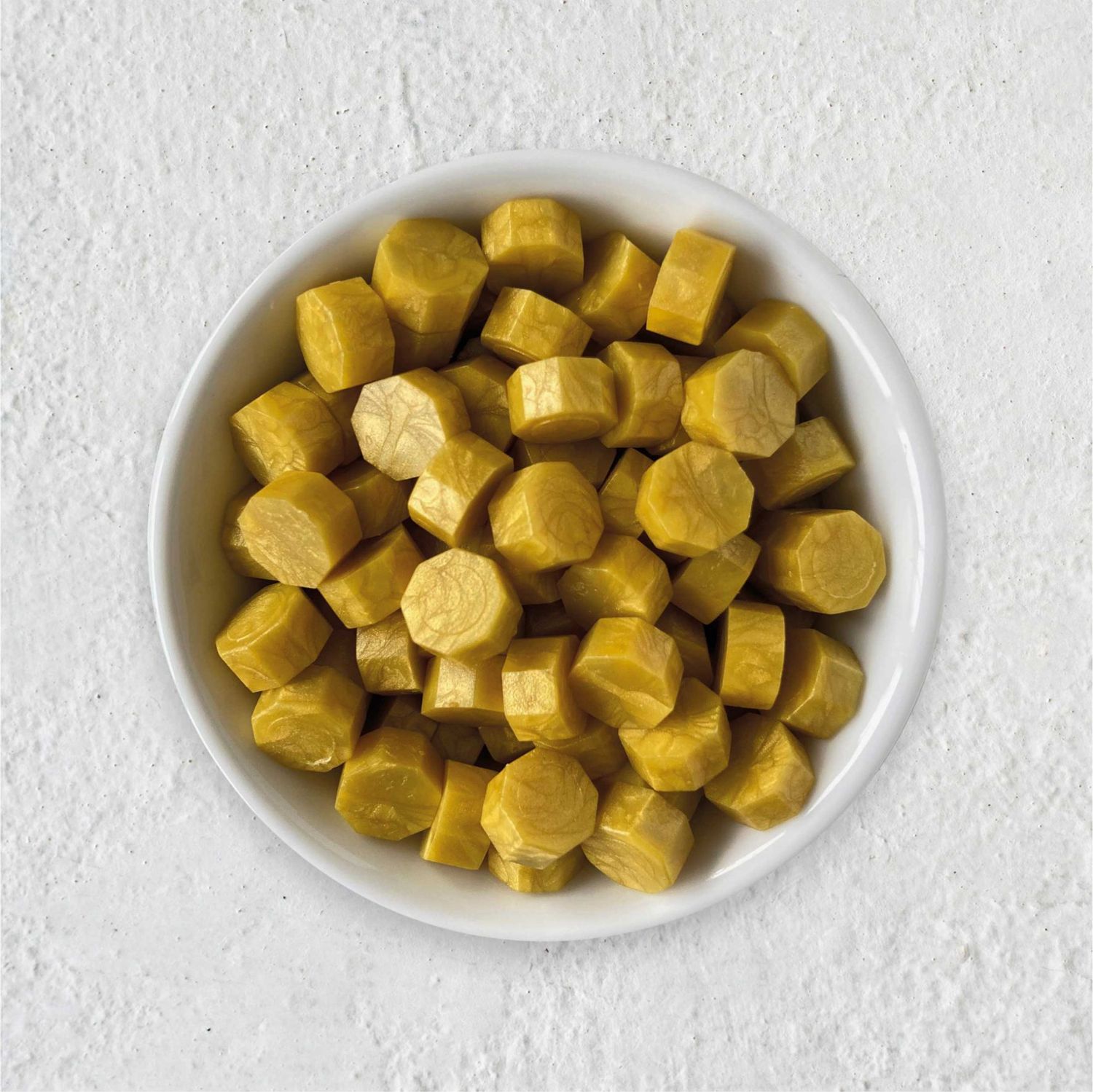 Siegelwachs in Perlen - Sonnengelb - Granulat