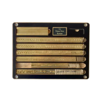 Heißprägestempel - Set aus 260 Zeichen