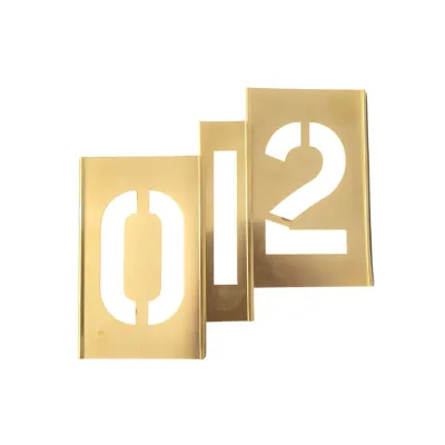 Steckschablonen - Falzschablonen 0-9