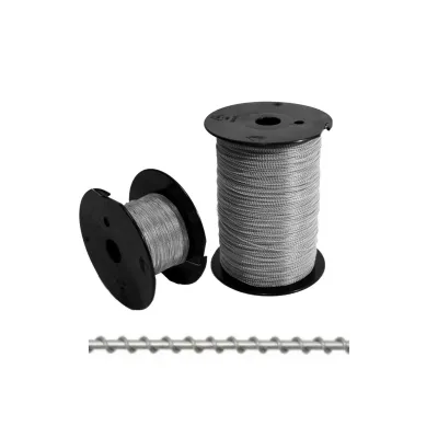 Plombendraht Perlon/Eisen verzinkt - 0.5 x 0.3 mm