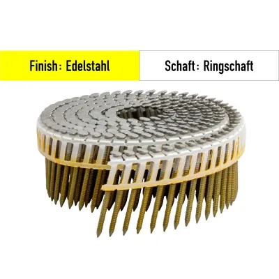 Coilnagel Tjep PC Edelstahl V4A rostfrei FLACHKOPF