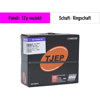 Streifennagel Tjep GF 28/75 12µ verzinkt - 2.500 Nägel