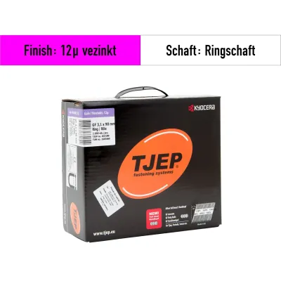 Streifennagel Tjep GF 31/90 12µ verzinkt - 2.000 Nägel
