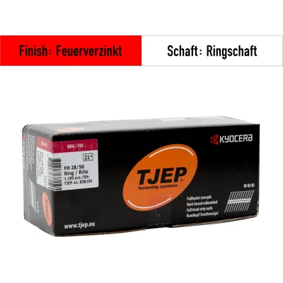Streifennagel Tjep FH 28/50 feuerverzinkt - 1.100 Nägel