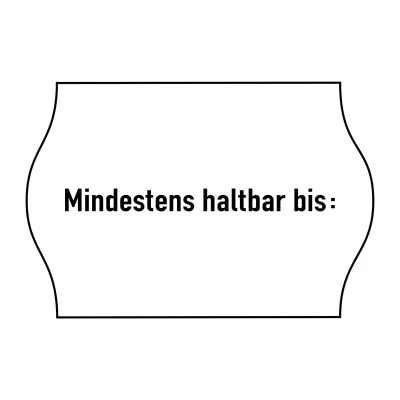 Etiketten 26x16 mm MHD