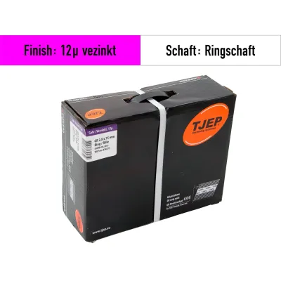 Streifennagel Tjep GR 28/75 12µ verzinkt - 4.000 Nägel