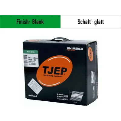 Streifennägel Tjep GR 31/80 blank - 1.800 Nägel