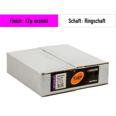 Ankernägel Tjep KA 40-50 mm Länge - 12µ verzinkt - 1.200 Nägel