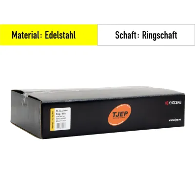 Haftennägel Tjep PC 2.5x25 mm Länge Edelstahl A2 - 3.600 Nägel