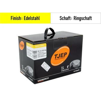 Coilnagel Tjep ZE 25/50 - 835450 - V2A Edelstahl - 1.950 Nägel