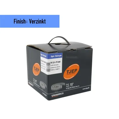 Dachpappnägel TA 30/19 - 19 mm Länge - verzinkt - 3.840 Nägel
