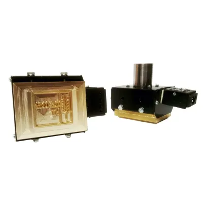 IPPC Brennstempel HLP 108/E inkl. Logo und Textplatte