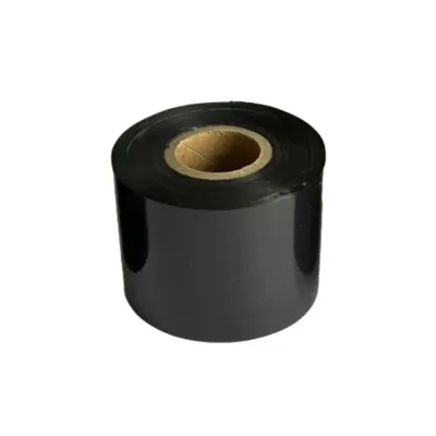 Heißprägefolie Schwarz glänzend