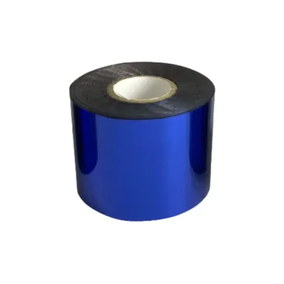 Heißprägefolie Blau glänzend