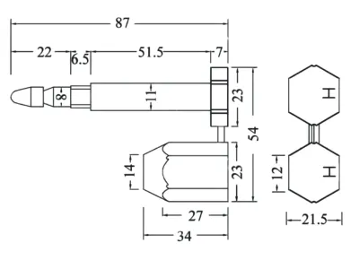 50 Stk. Containerplombe Snapper