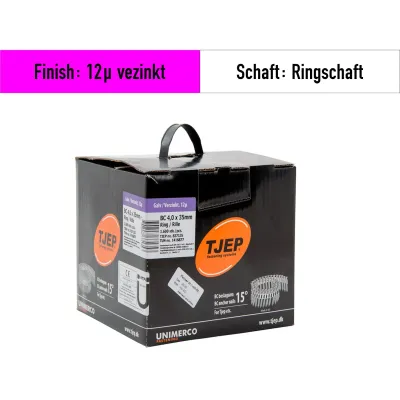 Ankernägel Tjep BC-40 35 mm Länge - 1.600 Nägel