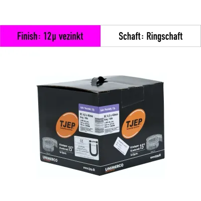 Ankernägel Tjep BC-40 40 mm Länge - 1.600 Nägel